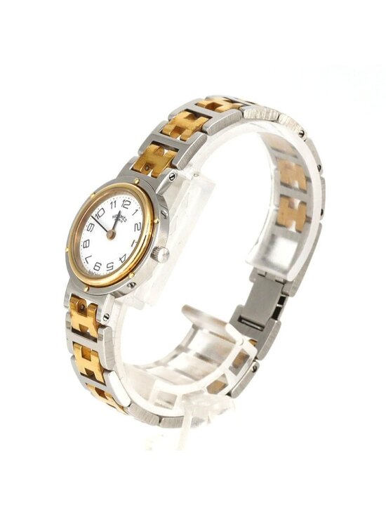 Hermes Clipper Quartz Watch White main image 4